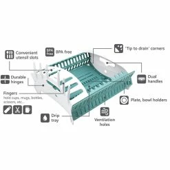 Brand new 🥰 Fozzils Snapfold Dish Rack 🛒 -Big Agnes Sales Store 516113 3 2 79326.1626822162