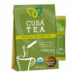 Coupon 😀 Cusa Organic Green Instant Tea 🥰