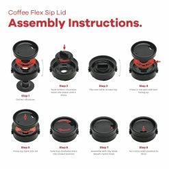 Discount 🌟 Hydro Flask Wide Mouth Flex Sip Lid 🔥 -Big Agnes Sales Store hf web flex sip lid assembly 1800x1800 1 2 32078.1651601917