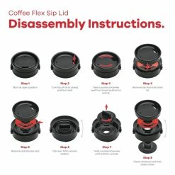 Discount 🌟 Hydro Flask Wide Mouth Flex Sip Lid 🔥 -Big Agnes Sales Store hf web flex sip lid disassembly 1800x1800 1 2 23195.1651601917